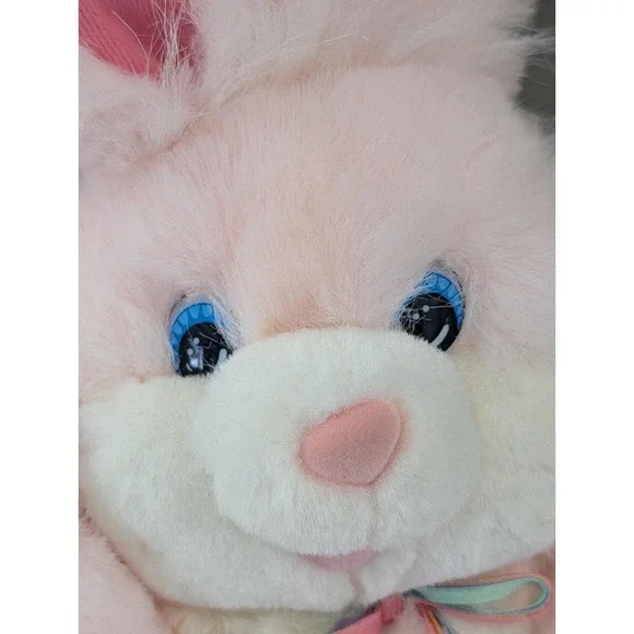 Vintage DanDee Tickle Wiggle Plush Easter Hoppy Bunny Lights That Tickles Pastel - Picture 4 of 17